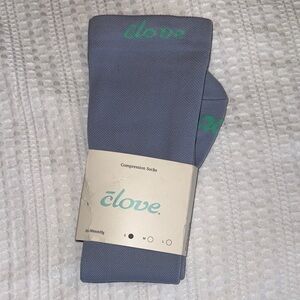 Clove Gray and Green Athletic Compression Socks